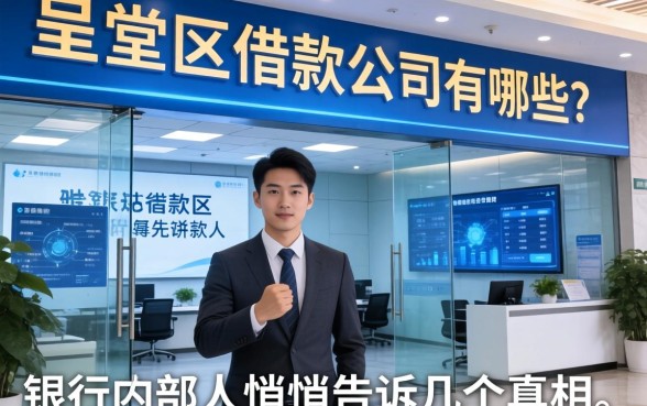 呈贡区借款公司有哪些？银行内部人悄悄告诉你几个真相