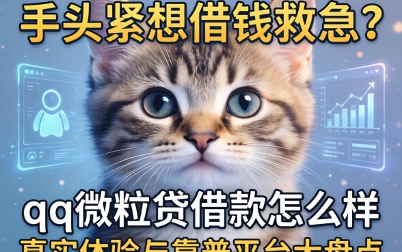 手头紧想借钱救急？qq微粒贷借款怎么样？真实体验与靠谱平台大盘点