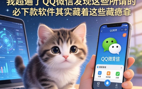 我翻遍了QQ微信，发现这些所谓的必下款软件其实藏着这些猫腻