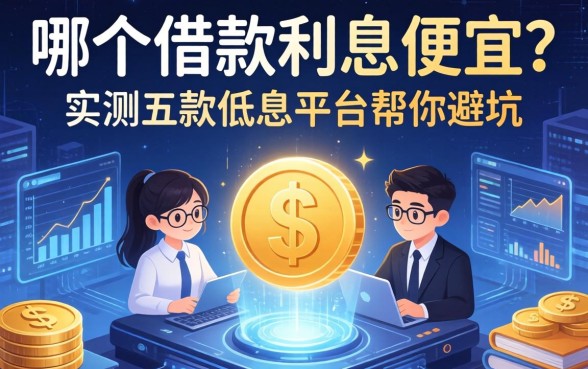app哪个借款利息便宜？实测五款低息平台帮你避坑