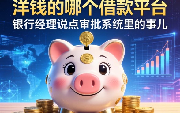 洋钱罐是哪个借款平台的？银行经理说点审批系统里的事儿
