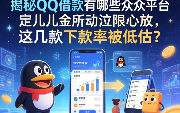 揭秘qq借款有哪些公众平台，这几款下款率被低估了