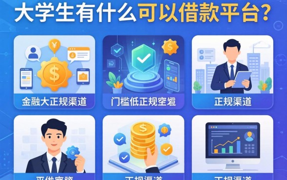 大学生有什么可以借款的平台？整理五个门槛低的正规渠道分享