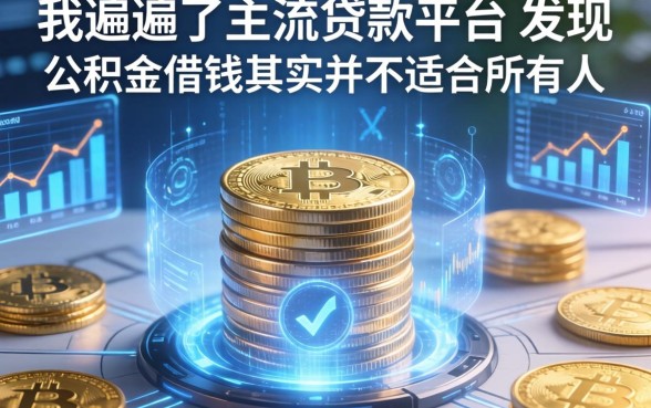 我翻遍了主流贷款平台，发现公积金借钱其实并不适合所有人