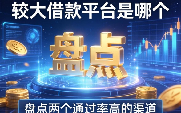比较大的借款平台是哪个?盘点两个通过率高的渠道
