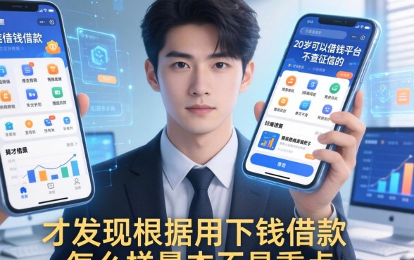 我翻遍了20岁可以借钱平台不查征信的软件，才发现根据用下钱借款怎么样根本不是重点