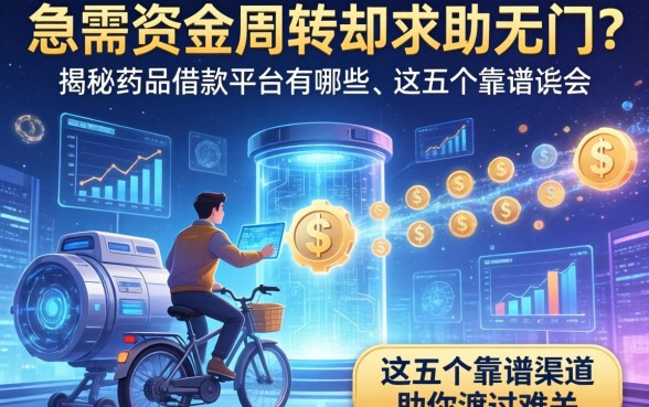 急需资金周转却求助无门？揭秘药品借款平台有哪些，这五个靠谱渠道助你渡过难关