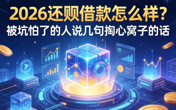 2026还呗借款怎么样？被坑怕了的人说几句掏心窝子的话
