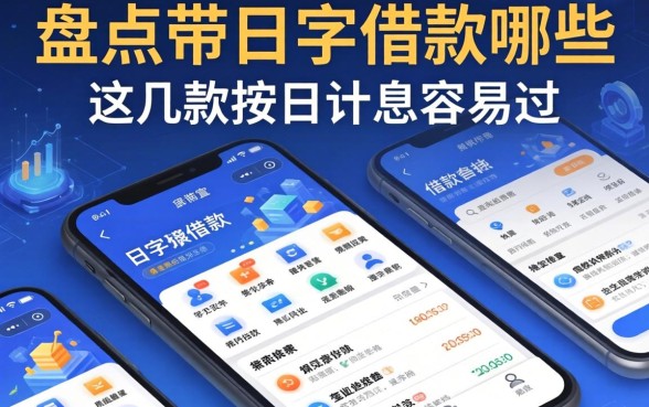 盘点带日字的借款软件有哪些，这几款按日计息容易过