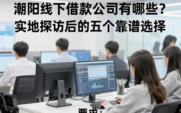 潮阳线下借款公司有哪些?实地探访后的五个靠谱选择