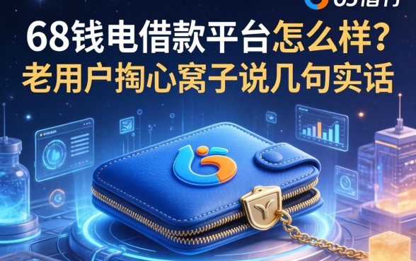 68钱包借款平台怎么样？老用户掏心窝子说几句实话