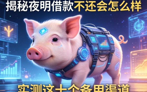 揭秘夜明猪借款不还会怎么样，实测这十个备用渠道