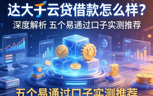 达飞云贷借款怎么样？深度解析及五个易通过口子实测推荐