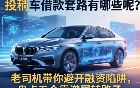 按揭车借款套路有哪些呢?老司机带你避开融资陷阱,盘点五个靠谱周转路子