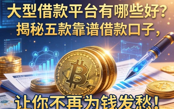 大型借款平台有哪些好？揭秘五款靠谱借款口子，让你不再为钱发愁！
