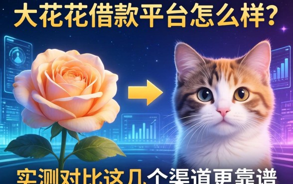大花花借款平台怎么样？实测对比这几个渠道更靠谱