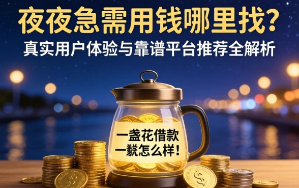 深夜急需用钱哪里找?一盏花借款怎么样?真实用户体验与靠谱平台推荐全解析