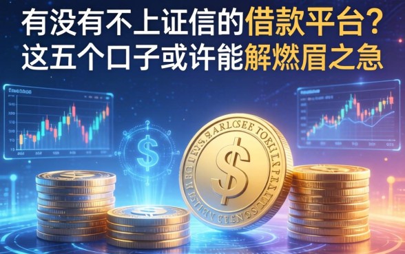 有没有不上证信的借款平台？这五个口子或许能解燃眉之急