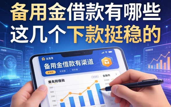 分享下我整理的备用金借款有哪些渠道，这几个下款挺稳的