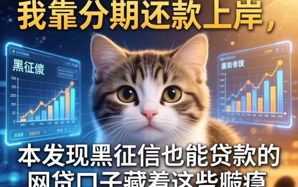我靠分期还款上岸，却发现黑征信也能贷款的网贷口子藏着这些猫腻