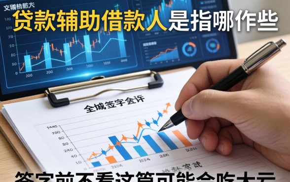 贷款辅助借款人是指哪些?签字前不看这篇可能会吃大亏