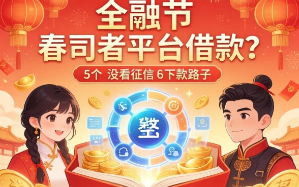 春节有哪些平台可以借款？分享5个不怎么看征信的下款路子