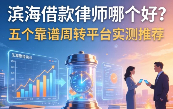 滨海借款律师哪个好?五个靠谱周转平台实测推荐
