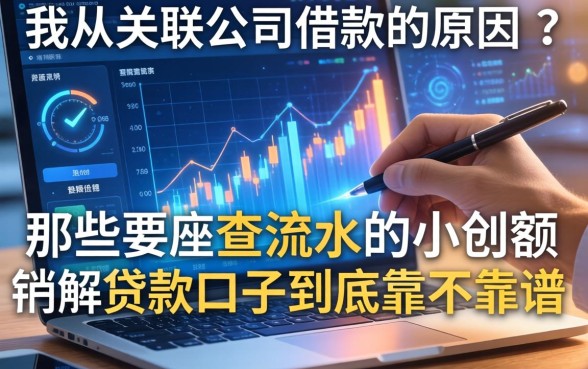 我从关联公司借款的原因有哪些，以及那些不查流水的小额度贷款口子到底靠不靠谱