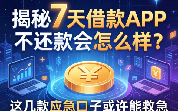 揭秘7天借款APP不还款会怎么样？这几款应急口子或许能救急