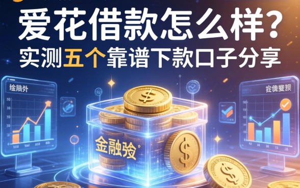 爱花借款怎么样?实测五个靠谱下款口子分享