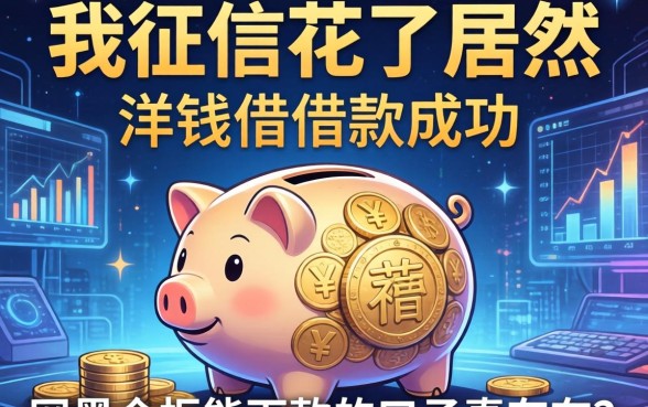 我征信花了居然在洋钱罐借款成功，网黑全拒能下款的口子真存在吗