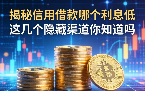 揭秘信用借款哪个利息低，这几个隐藏渠道你知道吗