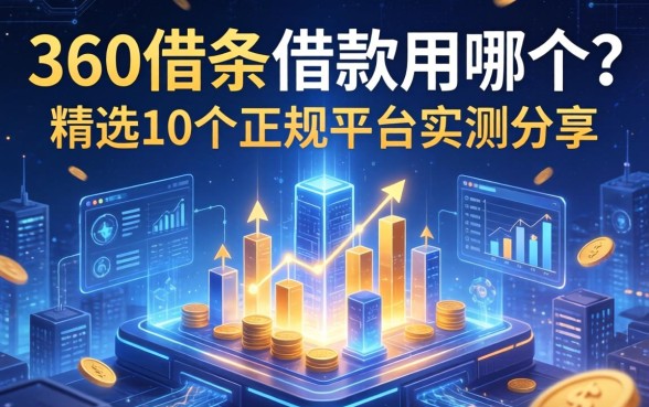 360借条借款用哪个？精选10个正规平台实测分享