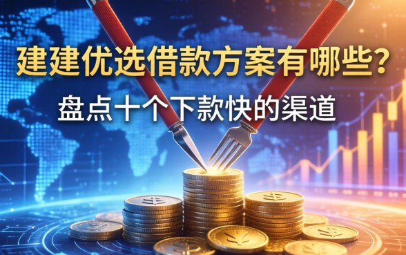 一建优选借款方案有哪些？盘点十个下款快的渠道