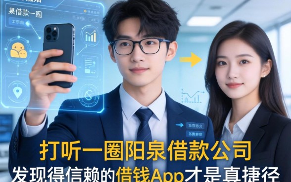 我打听了一圈阳泉借款公司，发现值得信赖的借钱app才是真捷径