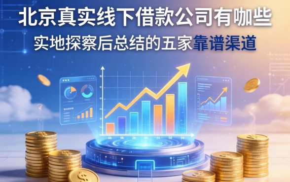 北京真实线下借款公司有哪些？实地探访后总结的五家靠谱渠道