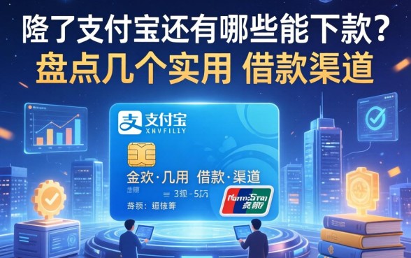 除了支付宝还有哪些能下款的？盘点几个实用的借款渠道