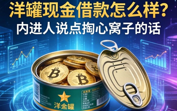 洋罐头现金借款怎么样？内行人说点掏心窝子的话