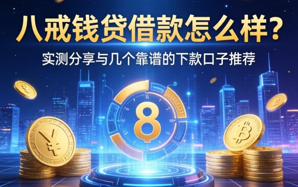 八戒钱贷借款怎么样？实测分享与几个靠谱的下款口子推荐