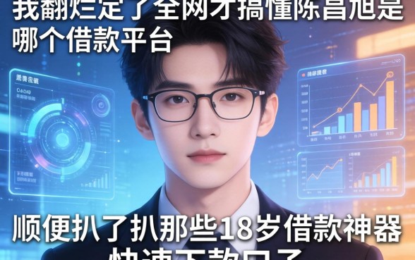 我翻烂了全网才搞懂陈昌旭是哪个借款平台，顺便扒了扒那些18岁借款神器快速下款口子