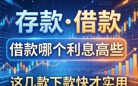 存款和借款哪个利息高些不重要，这几款下款快才实用
