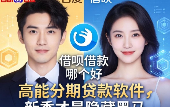 我对比了百度借款和借呗哪个好,发现高能分期贷款软件新秀才是隐藏黑马