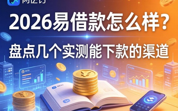 2026易借款怎么样？盘点几个实测能下款的渠道