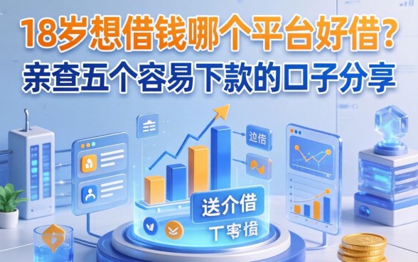 18岁想借钱哪个平台好借？亲测五个容易下款的口子分享