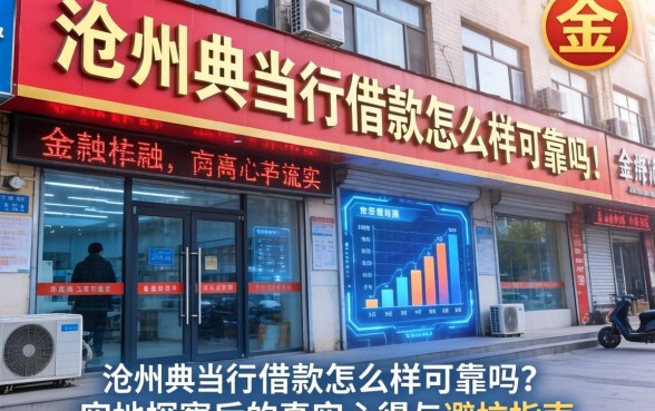 沧州典当行借款怎么样可靠吗?实地探访后的真实心得与避坑指南