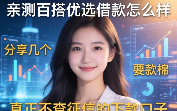 亲测百搭优选借款怎么样，分享几个真正不查征信的下款口子