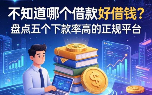 不知道哪个借款好借钱？盘点五个下款率高的正规平台
