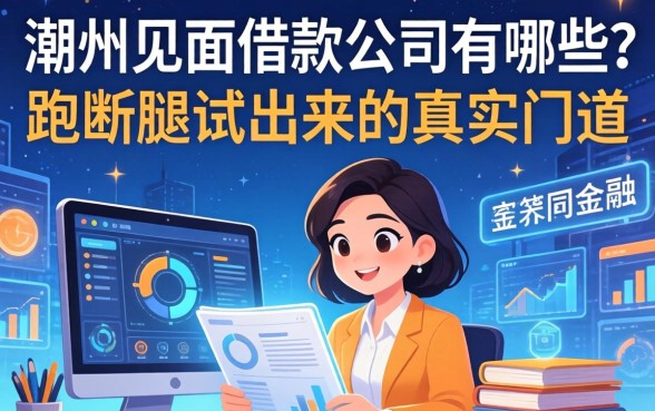 潮州见面借款公司有哪些?跑断腿试出来的真实门道