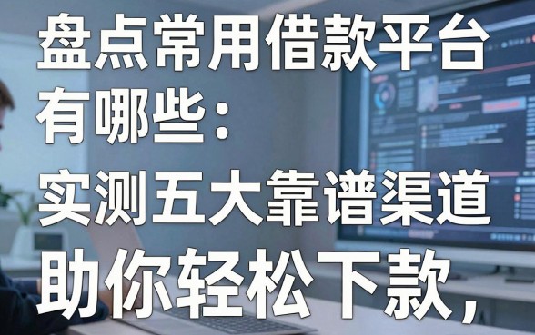 盘点常用借款平台有哪些广告,实测五大靠谱渠道助你轻松下款