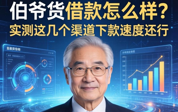 伯伯货借款怎么样？实测这几个渠道下款速度还行